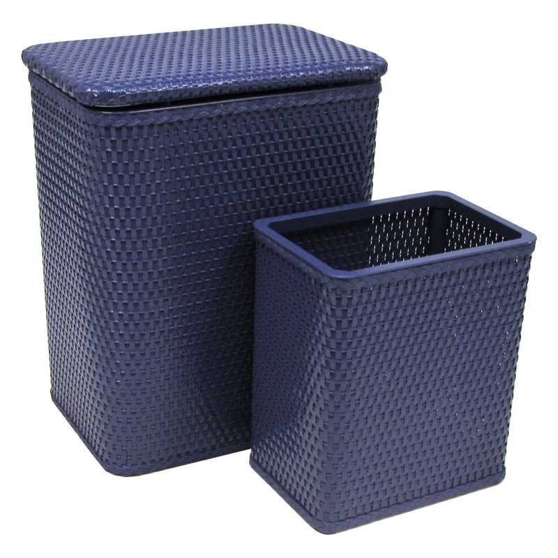 Redmon for Kids Chelsea Nursery Laundry Hamper and Waste Basket Set